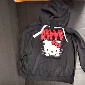 Juniors XL HELLO KITTY Black Hoodie